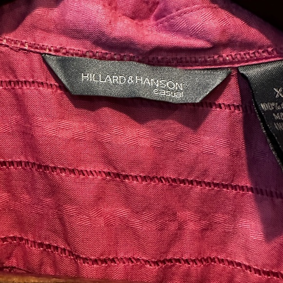 Hillard and Hanson Women’s Pink Button-Up Shirt, Sleeveless - Size XL - Picture 10 of 10